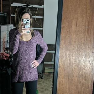 Dynamite zipper back sweater